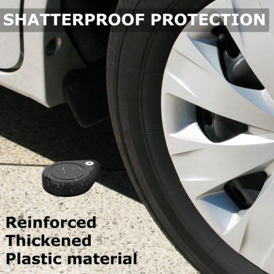 Protective Case for AirTag Mini Portable Adhesive Shockproof Waterproof GPS Tracker Holder Full Coverage Protector Cover