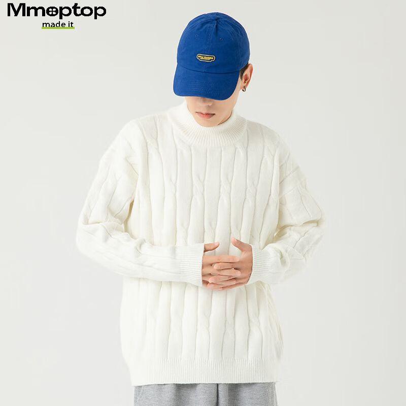 MMOPTOP Japanese Style Cable Knit Sweater