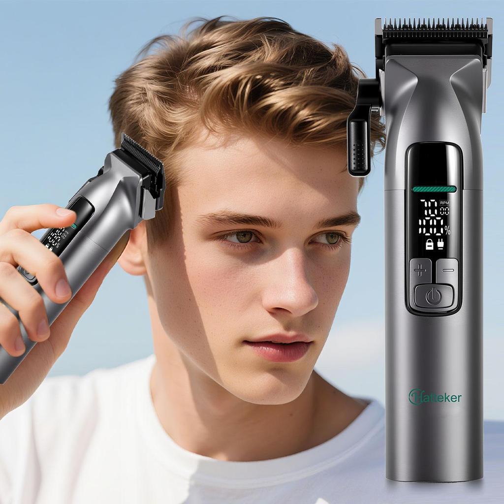 Hatteker Professional Hair Clipper with Digital Display HT-819