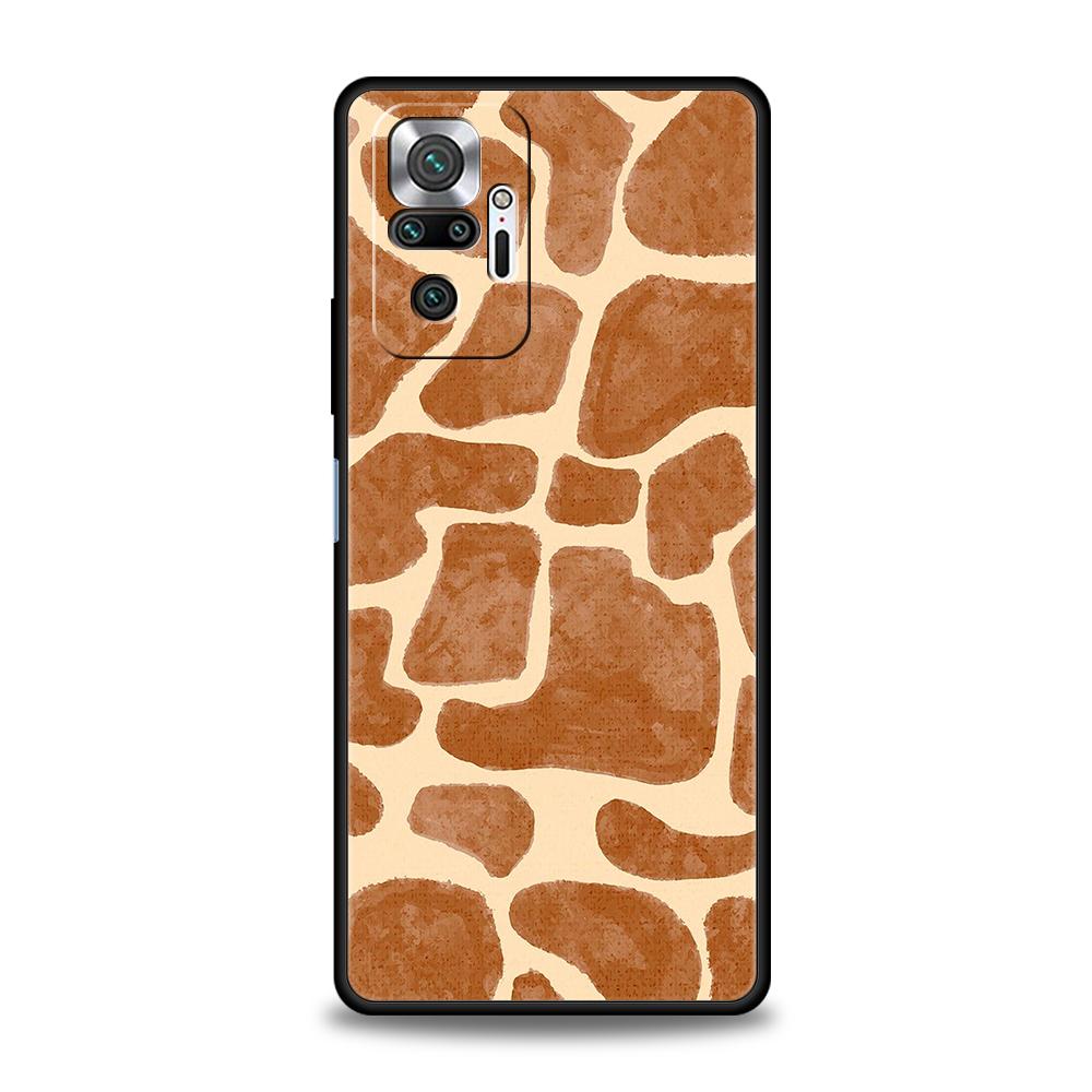 giraffe illustration Phone Case For Xiaomi Redmi Note 14 13 12 10 11 Pro Plus 14C 13C 12C 10C 9C 5G Soft TPU Cover