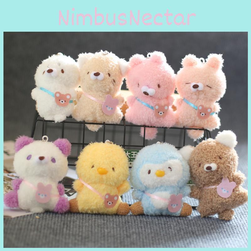 Charmantes Mini Roter Panda Plüsch Schlüsselanhänger Flauschiges Stofftier Taschenzubehör