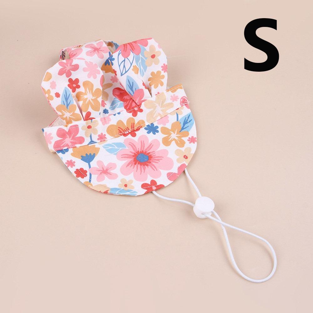 Polyester Pet Hat Adjustable Sports Hats Cute Dog Sunscreen Hat