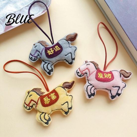 Durable Bag Charm Pendant Cartoon Horse Doll Hanging Ornament Long-lasting