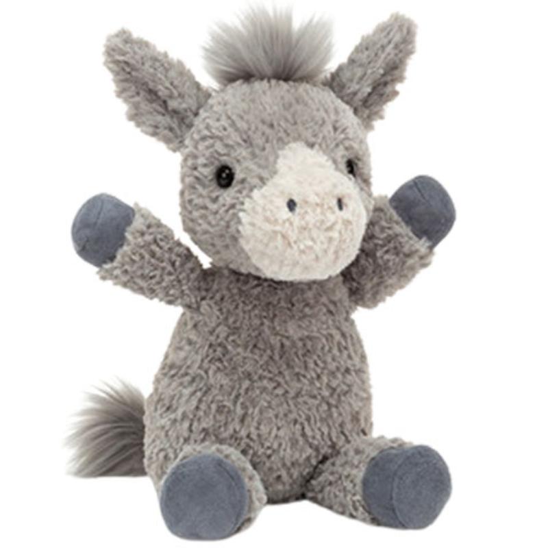 Jellycat Farm Animal Series Flossy Donkey Comfort Doll Plush Doll 28cm Height