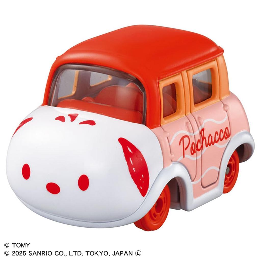 TAKARA TOMY Tomica Dream, Tomica Sanrio-Charaktere-Kollektion, 4er-Box, Mini-Autospielzeug, ab 3 Jahren