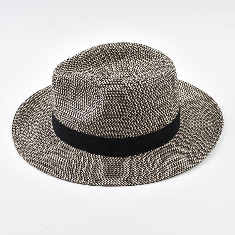 Summer Panama Straw Hats for Women Men Outdoor UV Protection Beach Sun Hat Jazz Cap Fedora