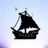 Vintage Sailboat Metal Wall Art, Distressed Iron Sculpture, Nautical Theme Wall Decor for Living Room, Bedroom, Office, Restaurant