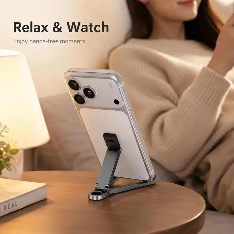 Xiaomi Foldable Keychain Phone Stand Multi-Angle Adjustable Lightweight For iPhone Samsung Universal Holder Triangle Bracket for Travel