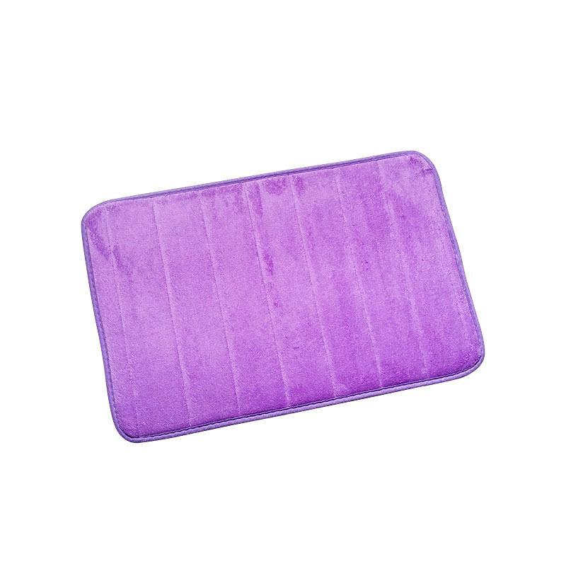 Coral Velvet Floor Mat Memory Cotton Slow Rebound Carpet Bedroom Door Door Mat Bathroom Kitchen Absorbent Non-slip Door Mat