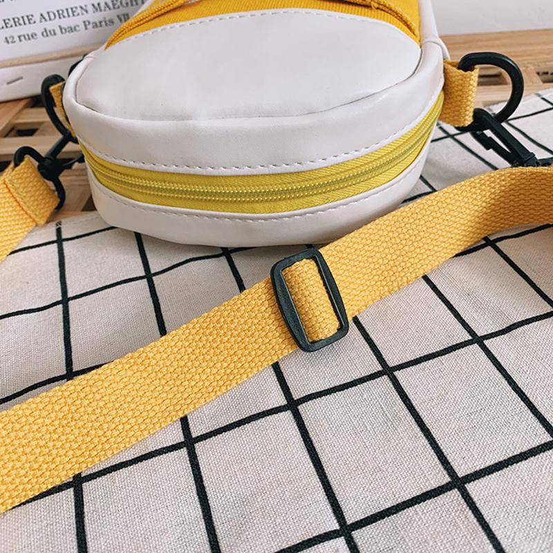 Korean Style Patchwork Canvas Crossbody Bag Women'S Bag Creative Student Shoulder Bag