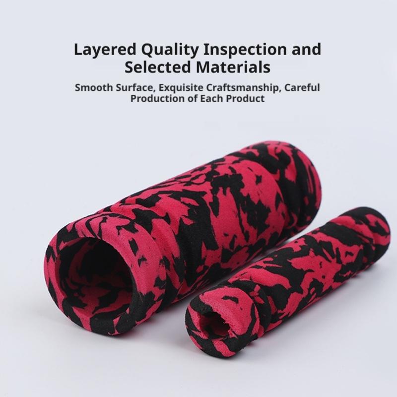 SEAMETAL 4pcs Soft EVA Motorcycle Handlebar Grips Non Slip Motorbike Handle Grips Cover Set For Scooter Motorcycle Accessories