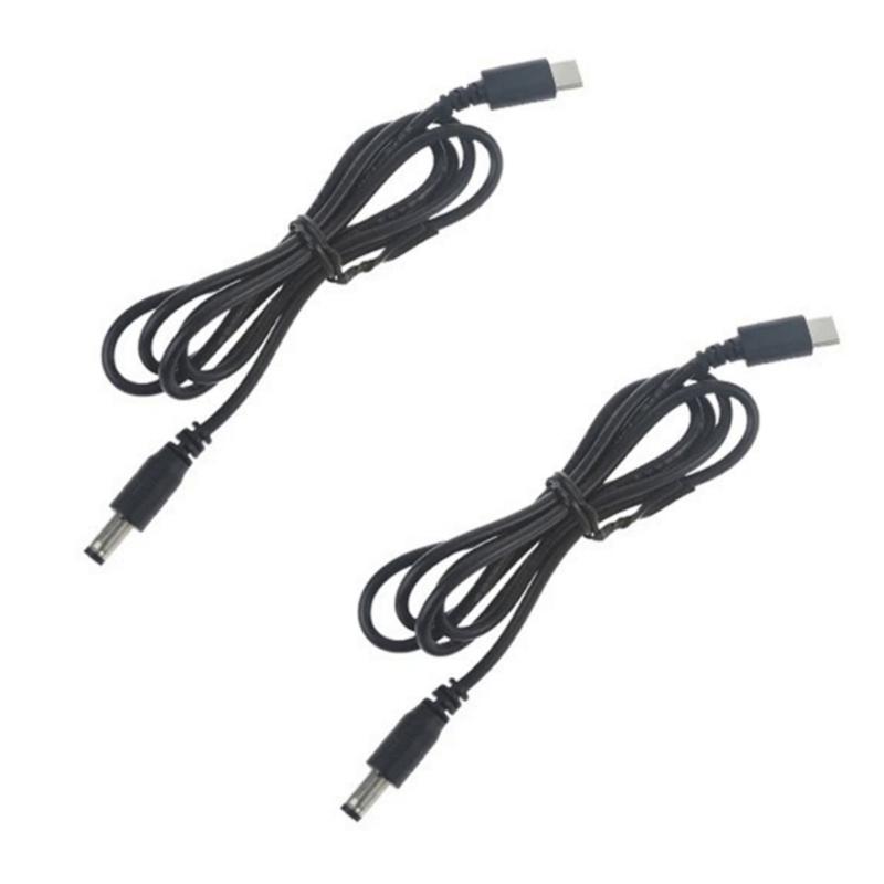 Type C To DC5.5mm Charging Cable 12V Fast Charging Data Cable Suitable for Portable Projectors Small Electronics