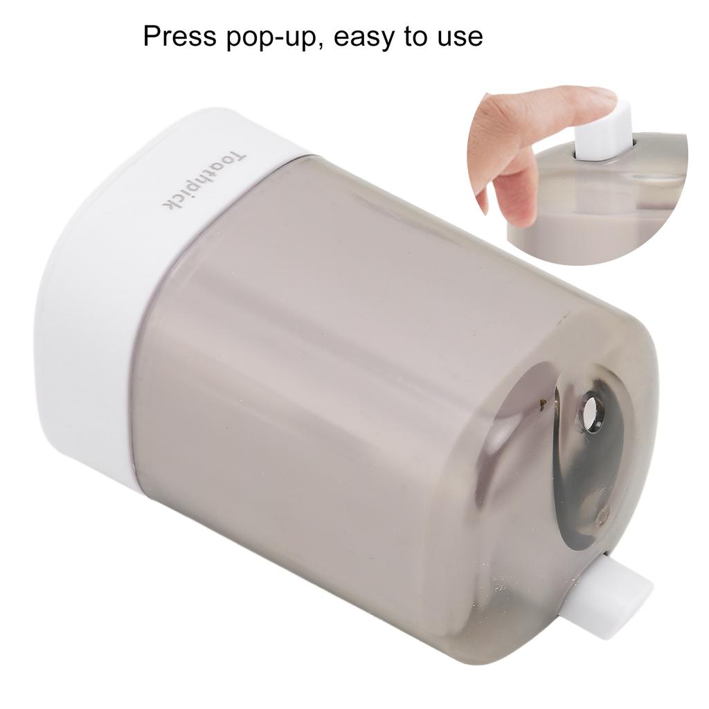 Toothpick Holder Thickening Automatic Toothpick Dispenser for Kitchen Restaurant