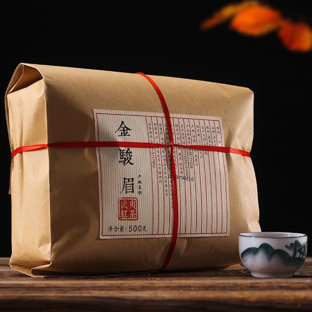 Thé Noir Wuyi 500g Énergie Naturelle Détox Tisane Bien-être Quotidien