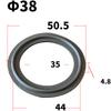 19 25 32 38 51 63 76 89 102mm 1,5" -4" Hárombilincses FKM Tömítés Tömítőgyűrű Csík Otthoni Sörfőzés