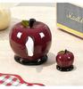 Apple High-End Ceramic Tissue Box for Living Room - Luxury Creative Napkin Holder for Coffee Table Decoration