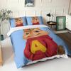 3D Print Alvin and the Chipmunks Bedding Set Twin Queen King Full Size Duvet Cover Pillowcase Bed boys girls Adult Home Textiles