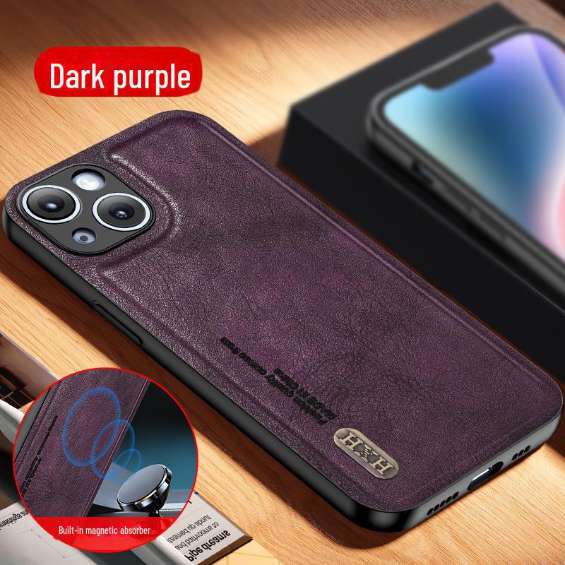 Compatible Antique Matte Leather Case for Huawei X8C, Y72, Honor 90, X9C, X6B, 200 Lite