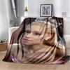 3D Glinda Musical Movie Wicked Cartoon Soft Plush Blanket,Flannel Blanket Throw Blanket for Living Room Bedroom Bed Sofa Cover