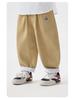 European Boy's Academy Pure Cotton Long Pants - Spring/Autumn 2026 New Style for Toddlers