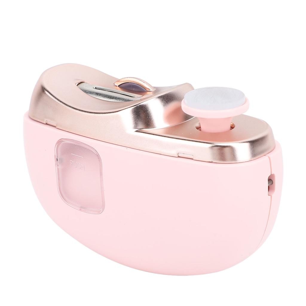 Electric Nail Clipper Powerful Low Noise Automatic Finger Nail Cutter with Brush for Baby Elderly