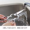 Oaks Disassembled and Washable Stainless Steel Kitchen Scissors Japanese-made