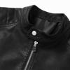 Men's Leather Jacket Spring and Autumn New Coat Korean Style Slim Fit Men's Motorcycle Suit Large Size Stand Collar Pu Leather Jacket