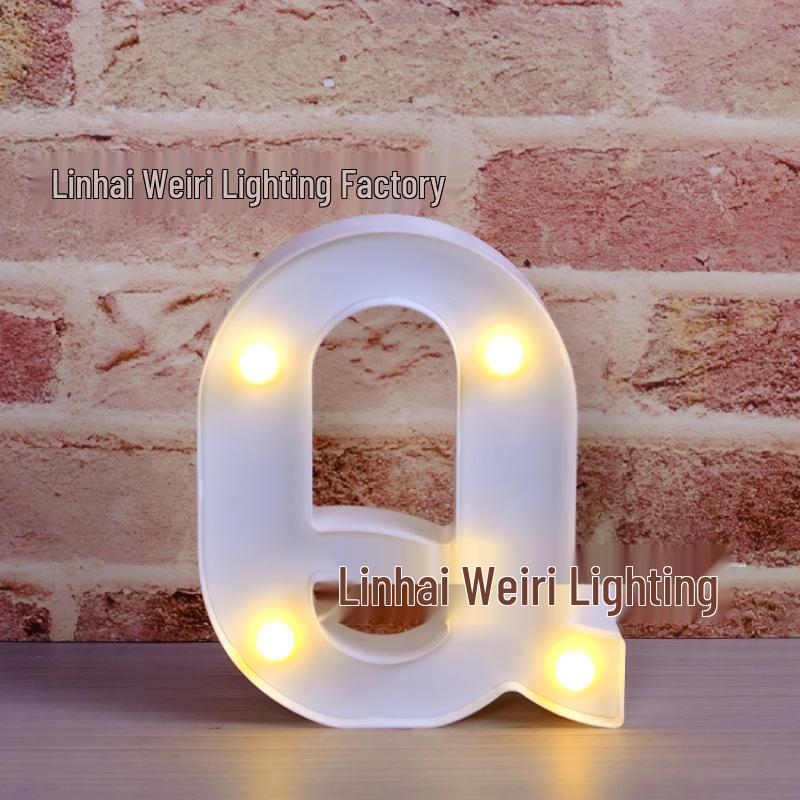 LED Luminous Letter and Number String Lights for Birthday, Proposal, and Event Décor