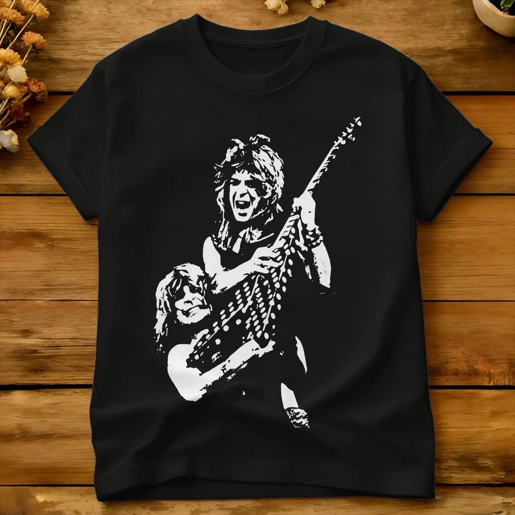 Randy Rhoads Retro Singer T Shirt Summer Novelty T Shirts Cotton Oneck 4xl 5xl 6xl Clothes Short Sleeve Y2k Casual Tops