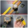 GBD-H1000 Adattatore Cinturino Modificato Per Casio GBD H1000 gbd h1000 Connettore Cinturino in Gomma Pelle Vera Convertitore Braccialetto