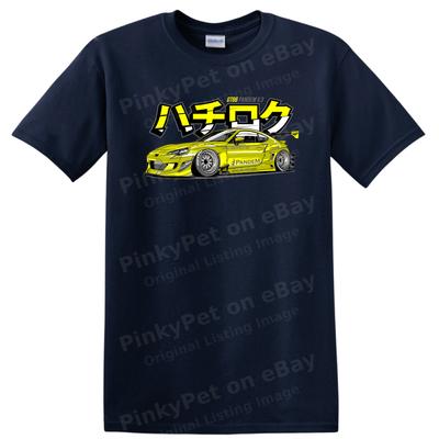 JDM Car Art T Shirt Graphic Racing Car Design Tee for Auto Enthusiasts