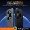For Huawei Pura 80 Pro Case Magnetic Leather Shield Cover High Quality Anti-Fingerprint Non-Slip PC+TPU