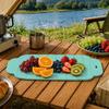 Portable Chopping Board 9.52 x 5.51 In Folding Cutting Board with Storage Slot for Fruit and Vegetable Cutting