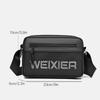 WEIXIER Men's Crossbody Shoulder Bag Messenger Bag Mini Purse Travel Passport Wallet Bag