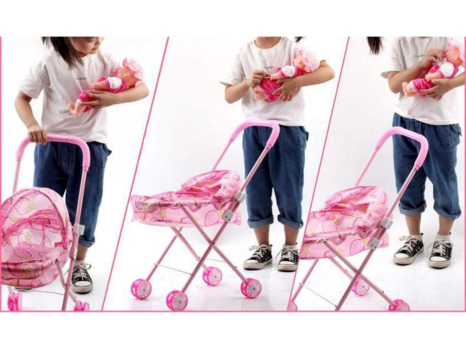 Dollhouse Stroller: Pretend Play Toy for Children