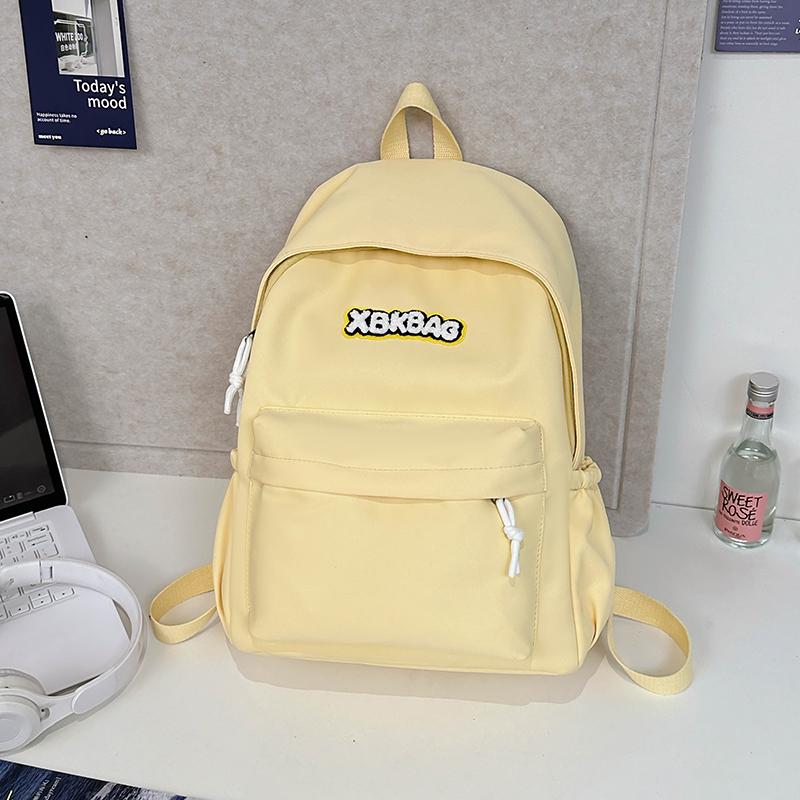 Однотонный рюкзак школьная сумка кампус рюкзак Small зелёный — фото 14