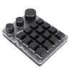 Tastatur 16 Tasten 3 Drehregler   2,4G Kabelgebunden 3 Modi Rot   Mechanisches Tastaturfeld Anpassen