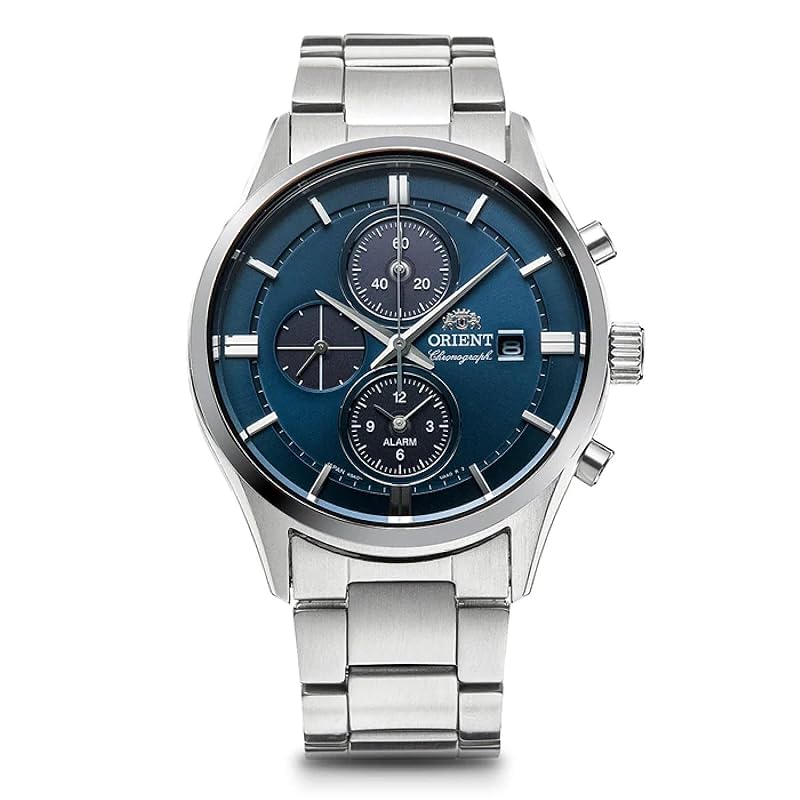 

[ORIENT] Часы ORIENT SOLAR солнечный хронограф сделано в Японии Поставляется с гарантией от отечественного производителя RN-TY0003L мужские темно-синие