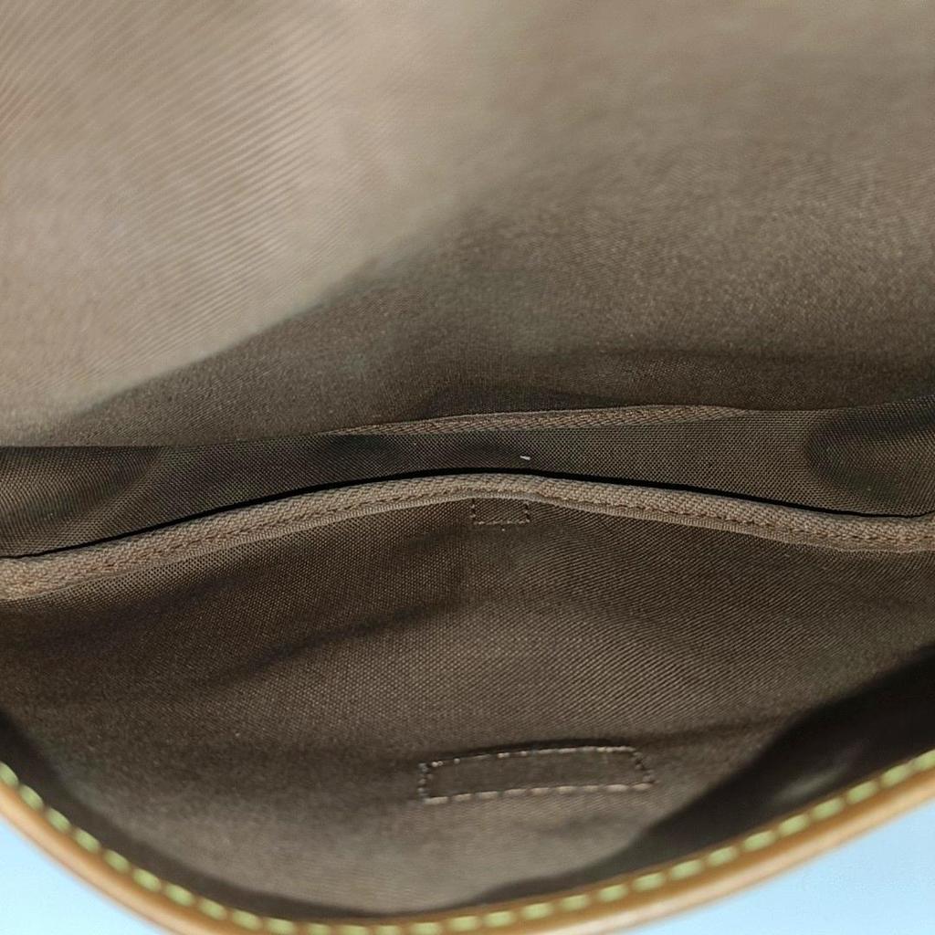 [Pre-Owned] Monogram Saumur 30 Iconic Classic Logo Print Adjustable Shoulder Strap Canvas And Leather Messenger Bag - Fair #1967VAX