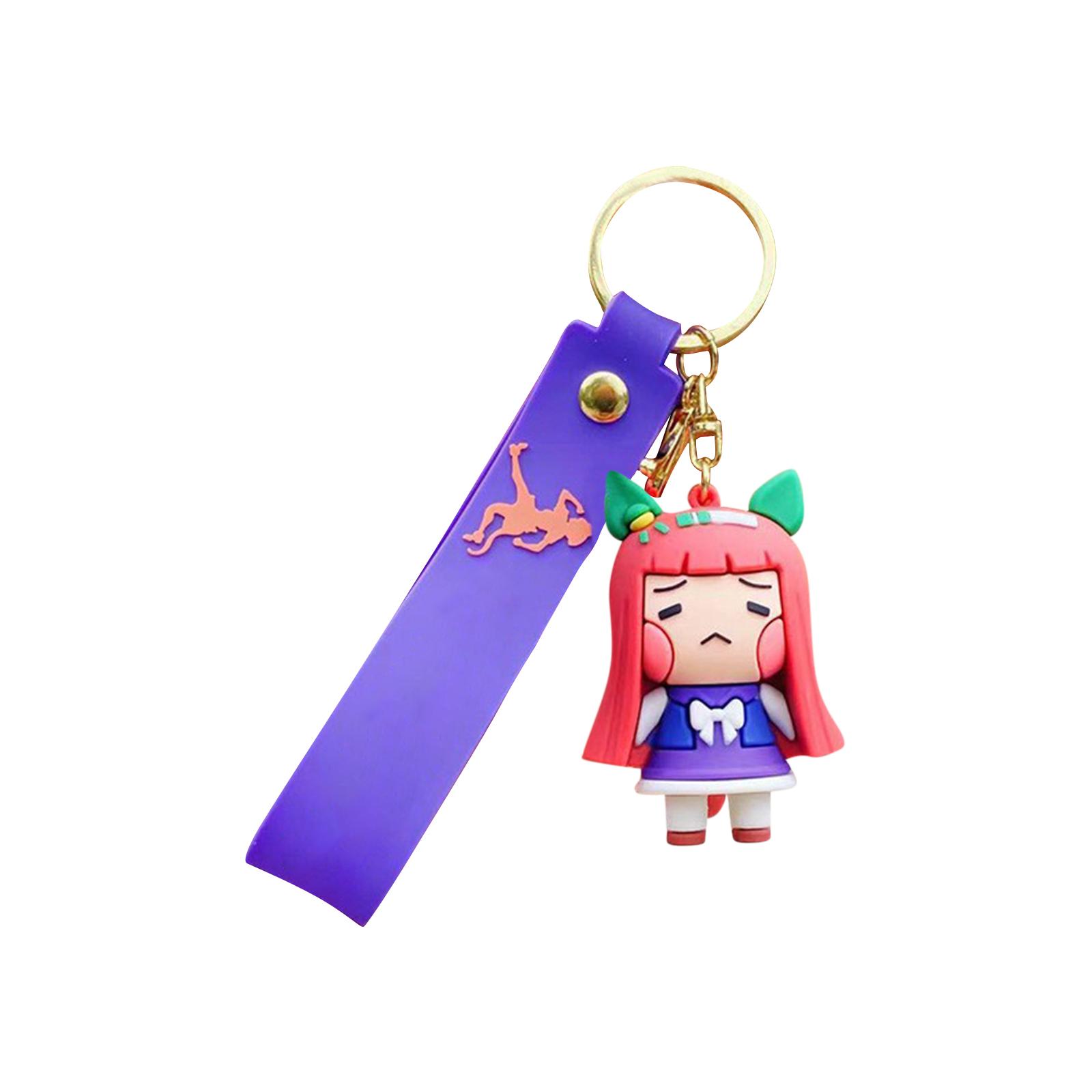 

Keychain Pendant Student School Bag Cute Decoration Small Gift One Size