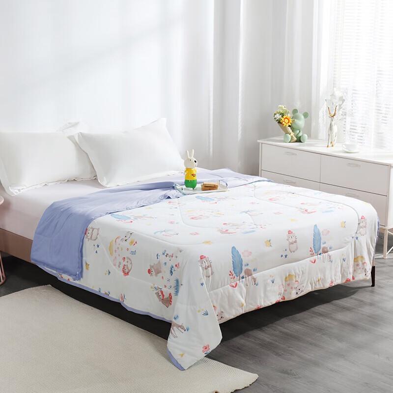 KINTHERI Little Happiness Blended Knitted Quilt