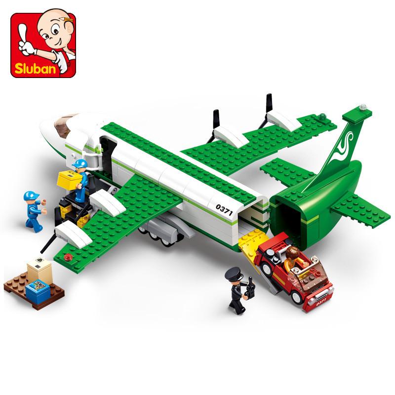 Aviación Flete Aéreo Transporte Avión de Carga Ambulancia Avión Bloques de Construcción Creativos Helicóptero Aeronave Juguetes de Sopa Juguetes para Niños