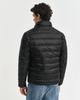 Зимняя куртка GANT Light Down Jacket на двусторонней молнии черная