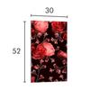 GLAS-SCHNEIDEBRETT 30x52 Rosen