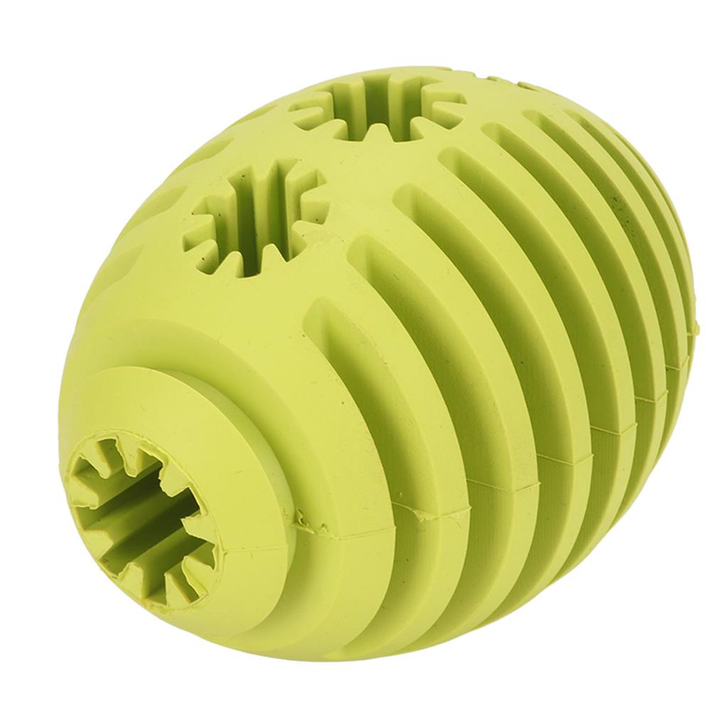 Rubber Football Dog Toy Environmental Protection Rubber Chew Pet Rugby Ball Toy for Garden