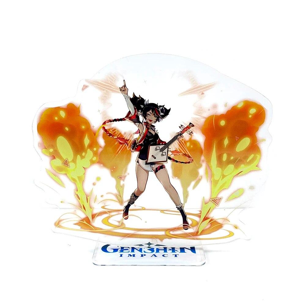 Liyue characters Xiangling Ganyu Hutao Xinyan acrylic stand standee toy figure