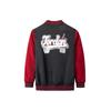 Jordan Baseball Jacket Color Block Letter Logo Casual Kids Jackets Black JD2112008GS-001