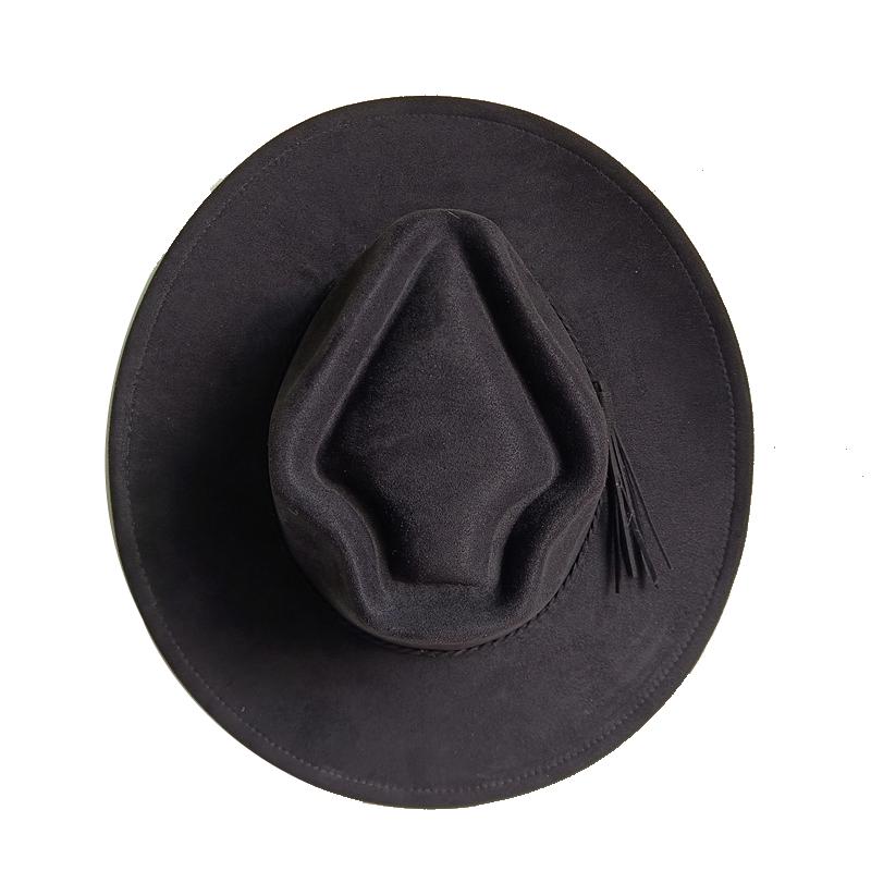 Dark blue Suede Hat LOVE Fashion 2026 New Autumn/Winter Collection Unisex Felt Fedora Hat Classic Church Hat Women's Sun Hat