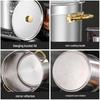 Commercial 304 Stainless Steel Soup Pot with Lid