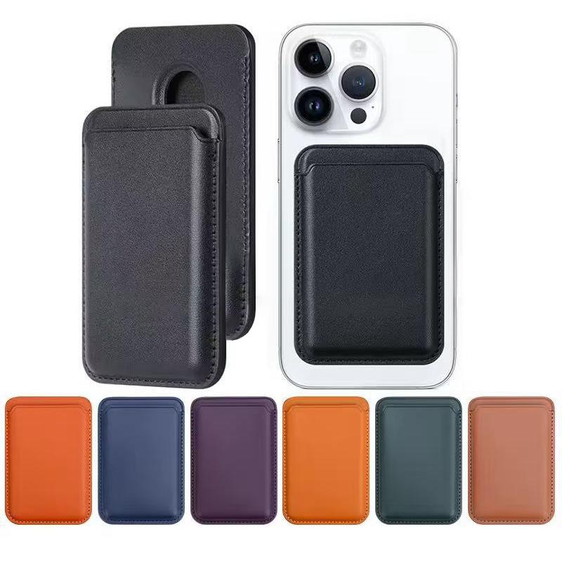 Portafoglio in Pelle Magnetico Porta Carte Custodia Macsafe Per Magsafe Iphone 13 14 15 16 Pro Max Plus 12Mini Iphone14 Mac Safe Cover Posteriore